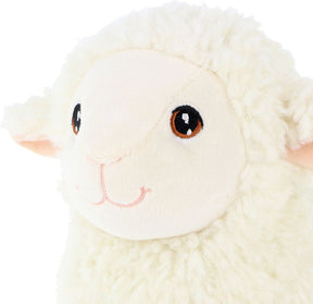 Wit schaap met bruine voetjes - Knuffel