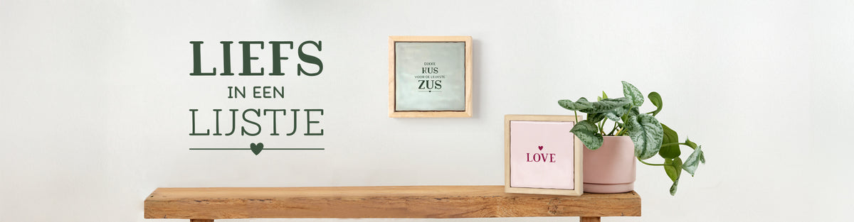 liefs in een lijstje