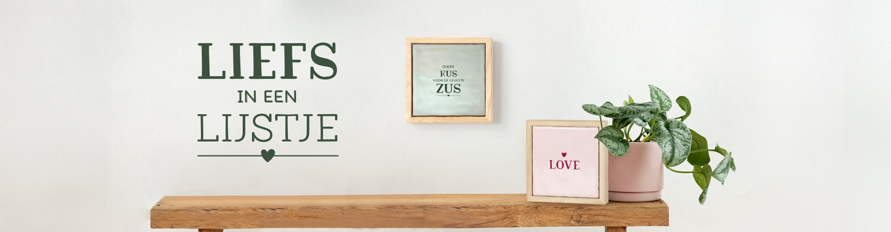 liefs in een lijstje