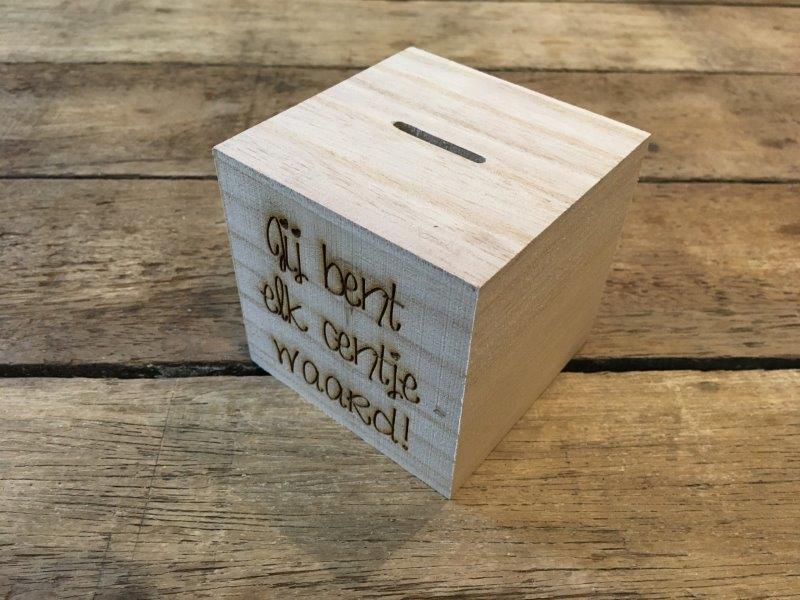 Dotti spaarpot 'Jij bent elk centje waard!'