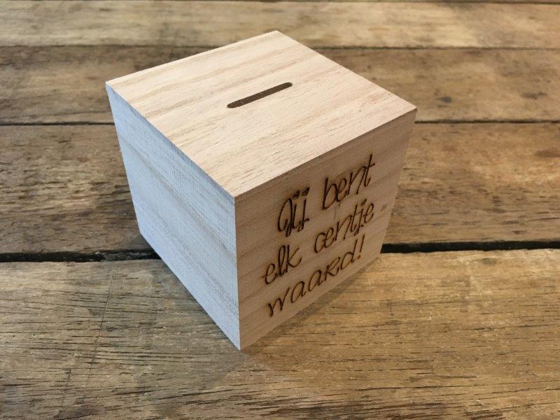 Dotti spaarpot 'Jij bent elk centje waard!'