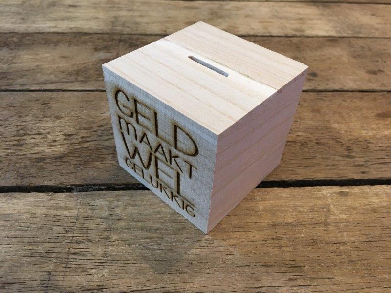Dotti spaarpot Geld maakt WEL Gelukkig