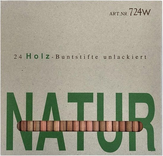 NATUR 24 houten keurpotloden