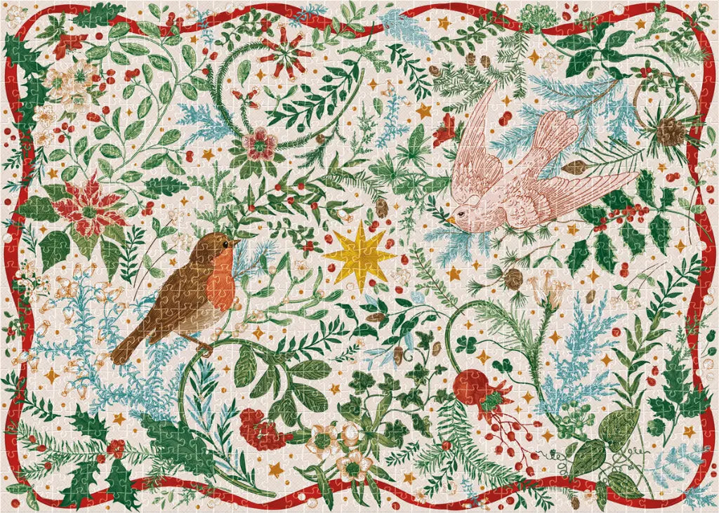Puzzel Box: Christmas Flowers 3 - Interdruk