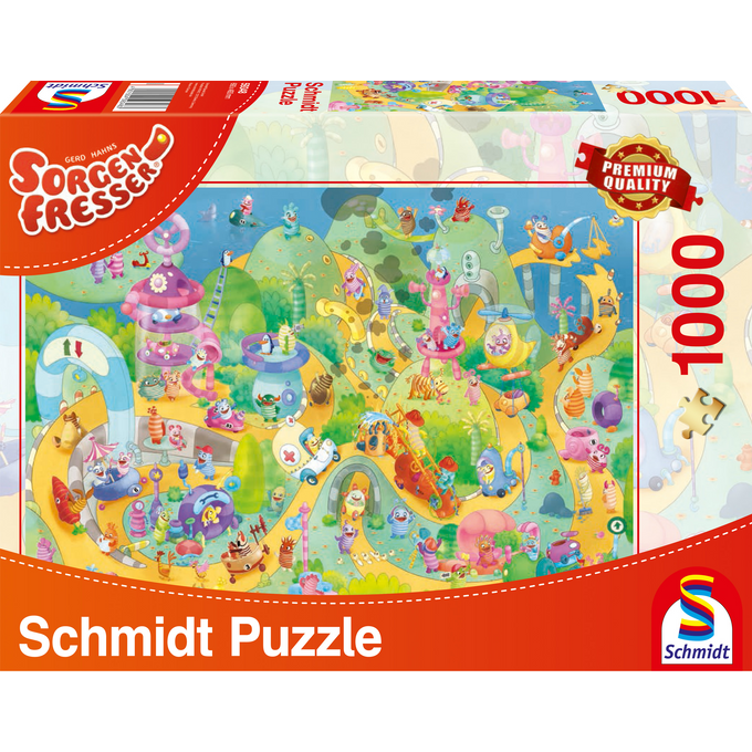 Zorgenvriendjes Klaar af! Puzzel 1000 stukken