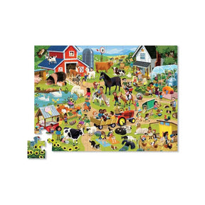 Een dag op de boerderij Puzzel