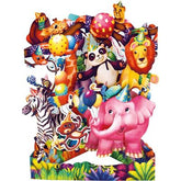 Wenskaart Swing Cards Animal Party