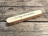 Houten pen met doosje