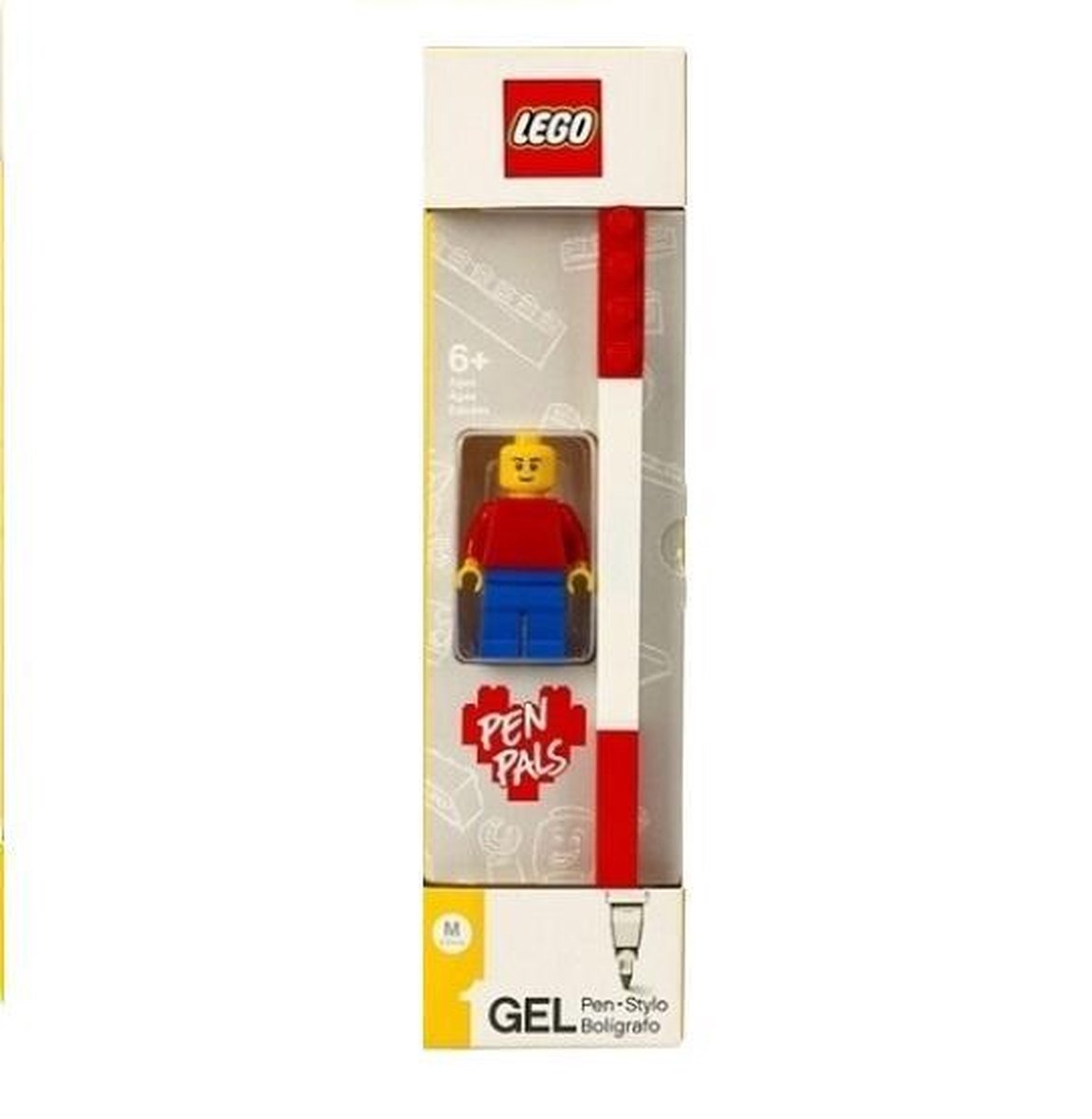LEGO Rode Gel Pen met Minifiguur c"