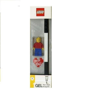 LEGO Zwarte Gel Pen met Minifiguur