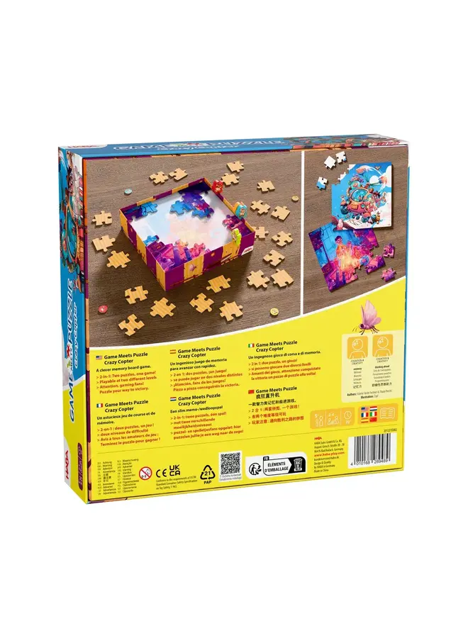 Game meets puzzle Crazy Copter