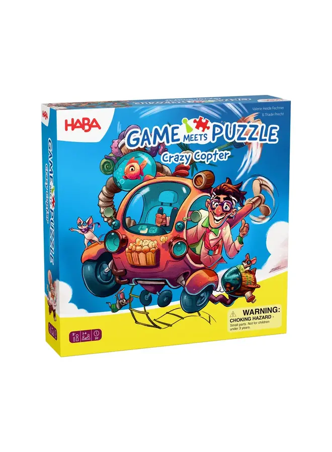 Game meets puzzle Crazy Copter