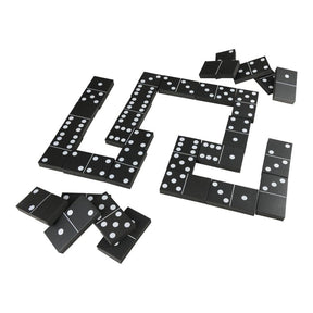 Jumbo Black & White Dominoes