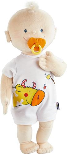Haba Knuffelpop Kruimel met magnetische fopspeen beige