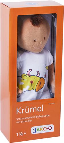 Haba babypop Kruimel met magnetische fopspeen bruin