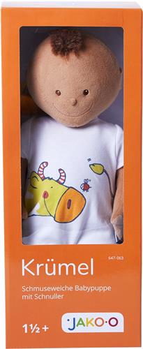 Haba babypop Kruimel met magnetische fopspeen bruin