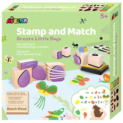 Stamp and Match Create Little Bugs