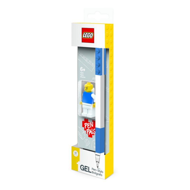 LEGO Blauwe Gel Pen met Minifiguur
