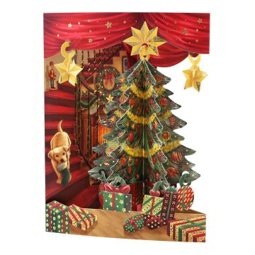 Wenskaart Swing Cards Kerst Christmastree