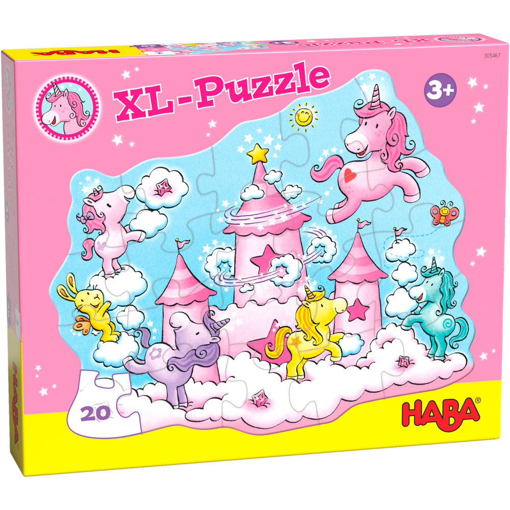 XL-Puzzel - Eenhoorn Flonkerglans - Wolkenpuzzelpret