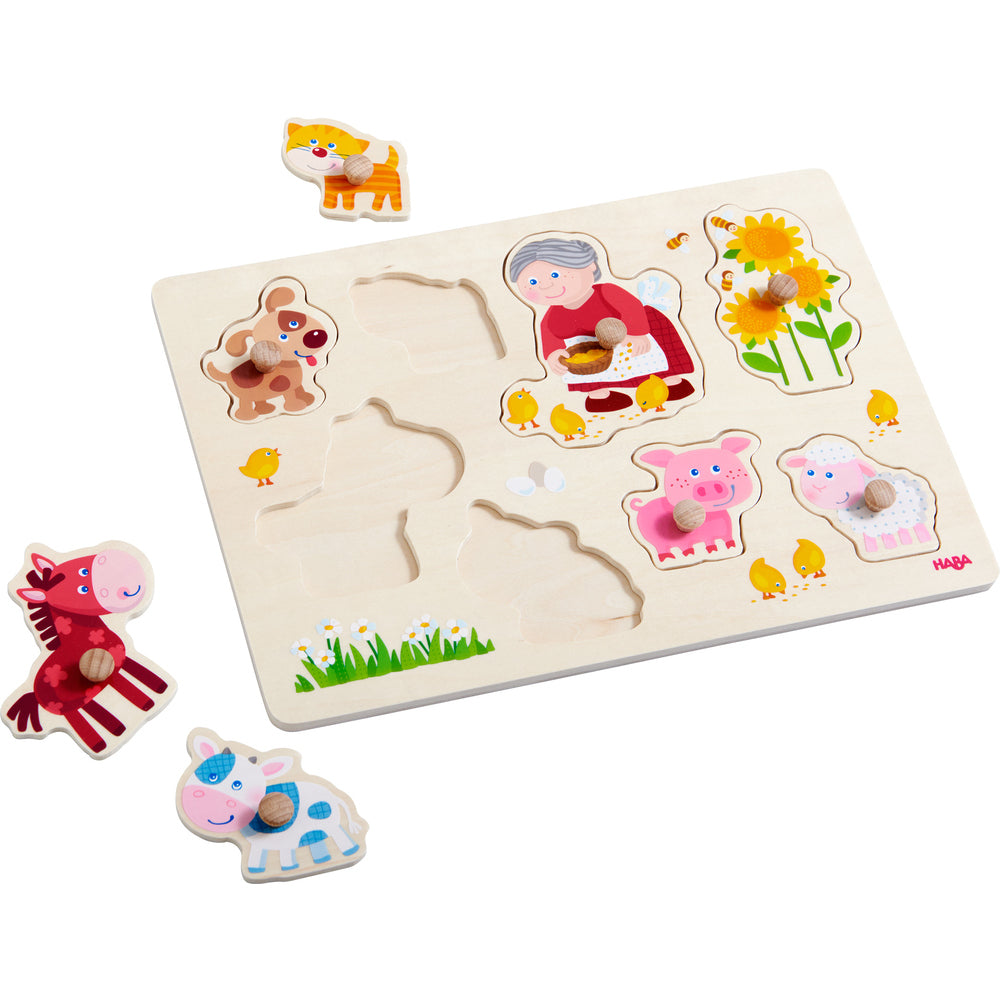 Inlegpuzzel Oma Linda's dieren Haba