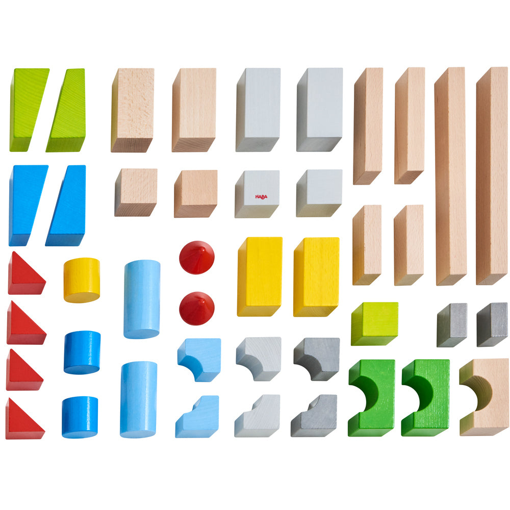 Bouwstenen - Groot basispaket, gekleurd (43 blokken)