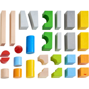 Bouwstenen- Basispakket, gekleurd (28 blokken)