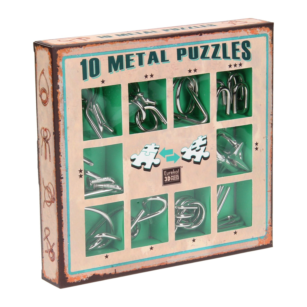 10 metal puzzles