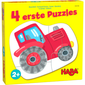 4 eerste puzzels Boerderij Haba