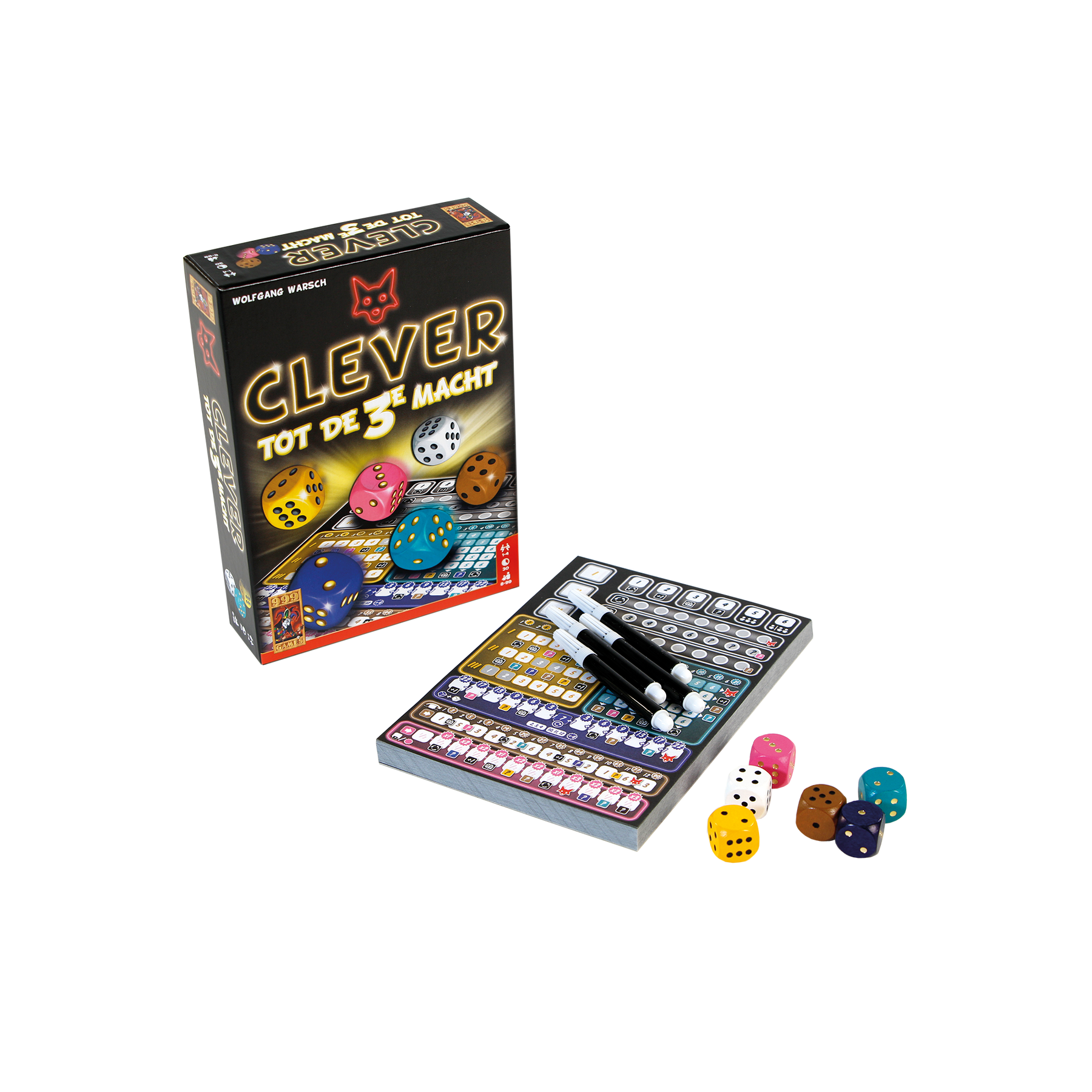 Clever tot de 3e macht - Dobbelspel