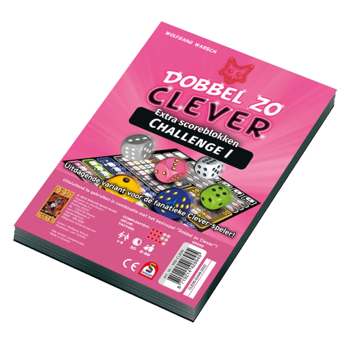 Scoreblok Dobbel zo Clever Challenge 1 - Dobbelspel