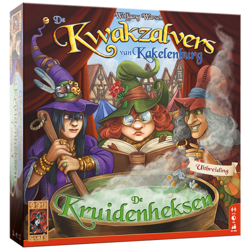 De Kwakzalvers van Kakelenburg: De Kruidenheksen - Bordspel